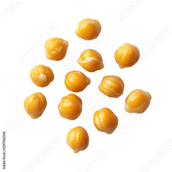 Fototapeta Chickpeas on transparent background