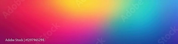 Fototapeta Gradient background with rainbow colors, gradient, background, vibrant