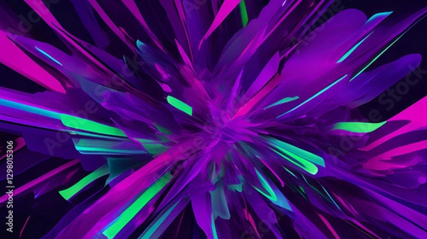 Fototapeta abstract colorful background with waves