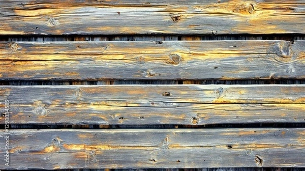 Fototapeta Rustic Weathered Wooden Planks Background Texture