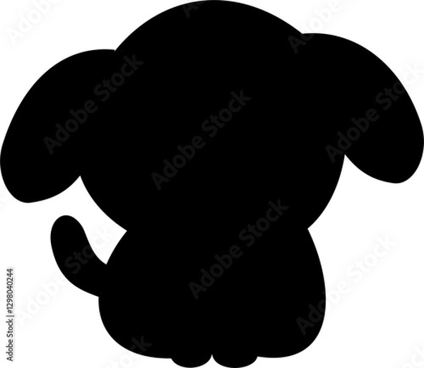 Obraz Dog silhouette