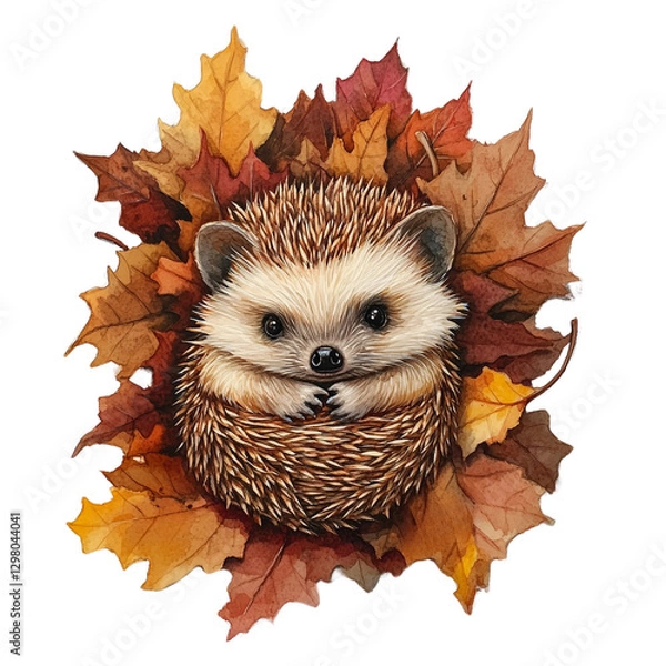 Obraz autumn hedgehog 