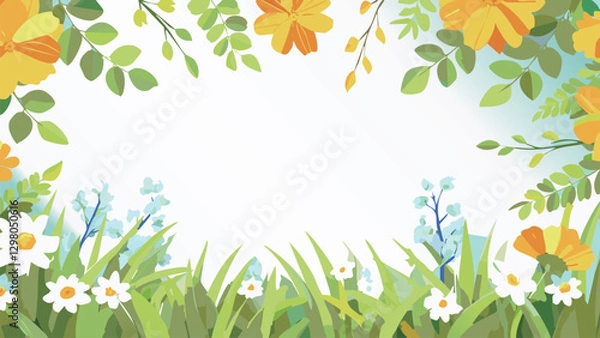 Obraz 春のイメージのフレーム素材