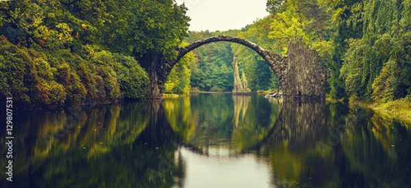 Obraz Most Rakotza w Kromlau