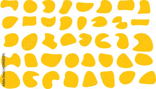 Fototapeta Abstract Organic Shape Collection