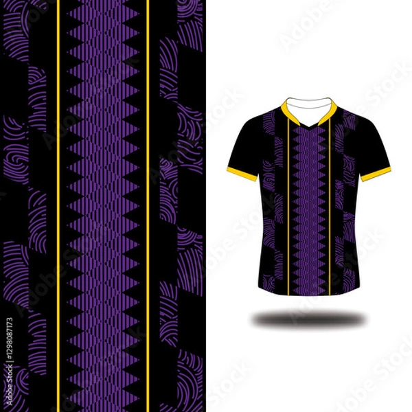 Obraz line wave pattern design background