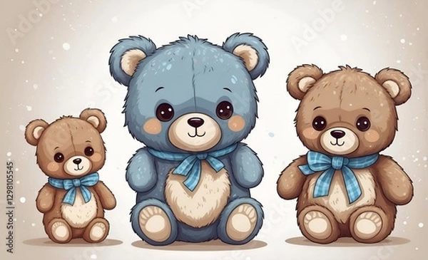 Obraz teddy bears 