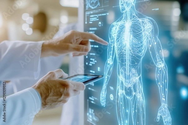 Obraz Digital Anatomy Exploration With Modern Technology