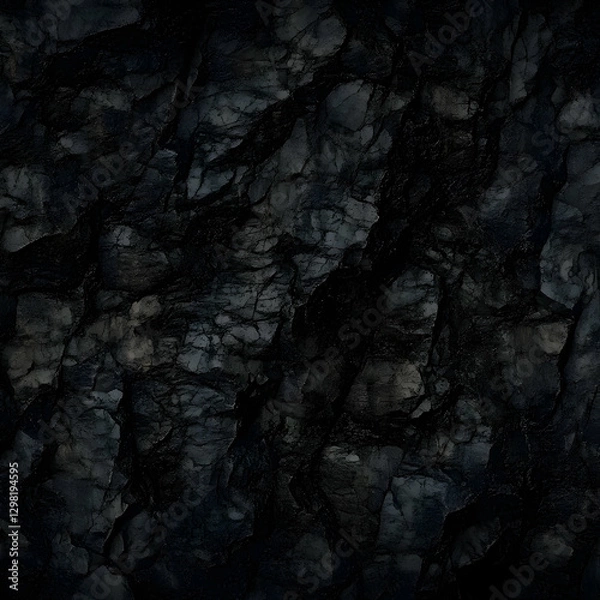 Fototapeta Dark Cracked Rock Abstract Background