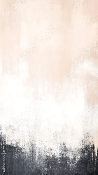 Obraz soft abstract glow in beige blush