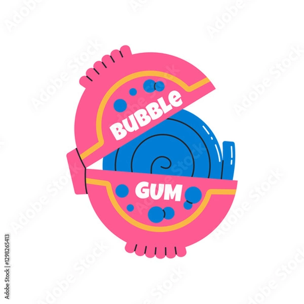 Obraz Roll Chewing bubble gum
