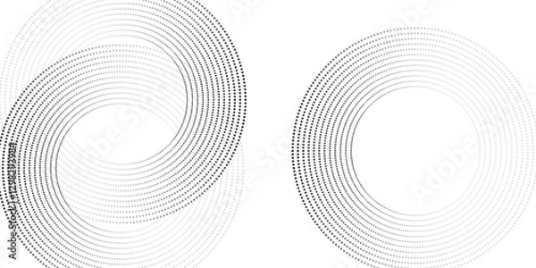 Fototapeta Wave 3d. Wave of particles. Futuristic point wave. Design for poster. Technology vector background. Vector illustration.