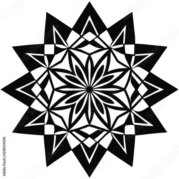 Fototapeta Plants & Flowers Silhouette Vector Illustrations