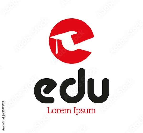 Obraz E Logo Concept