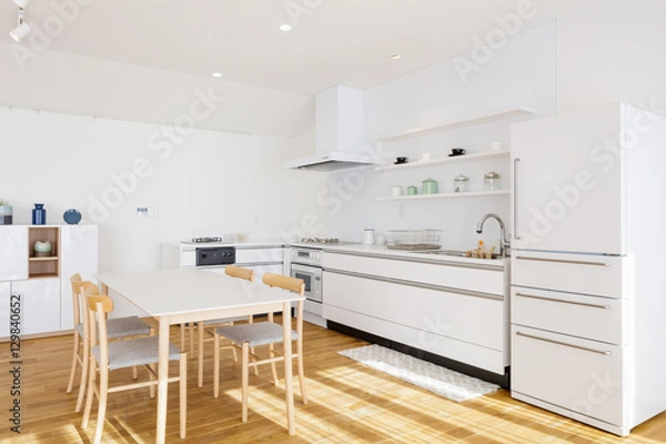 Fototapeta ダイニングキッチン