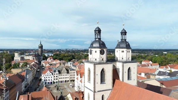 Obraz Die Stadtkirche in Wittenberg