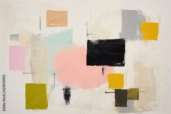 Fototapeta Spring art abstract painting.