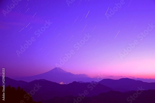 Fototapeta 吉原の朝焼け