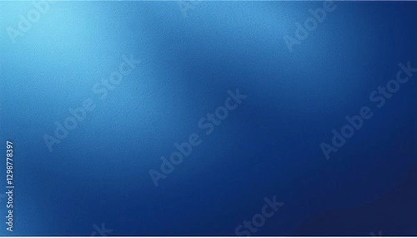 Fototapeta Blue noise textured gradient background grainy blurred landing page backdrop website header poster banner design