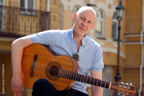 Obraz Man with guitar