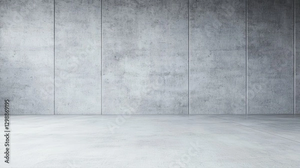 Fototapeta Abstract industrial background with textured gray concrete surface
