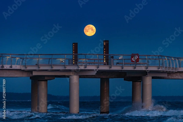 Fototapeta seebrücke prerow