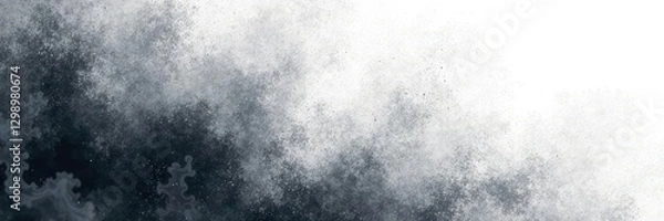 Obraz White greyish gradient with graphite smudges on coal, background, texture