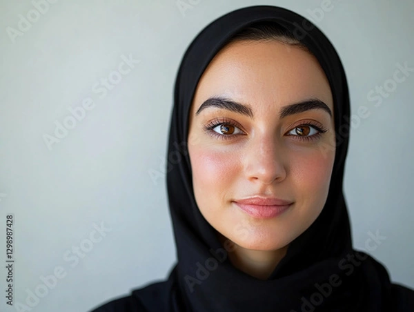 Obraz Middle Eastern Arab beauty close-up
