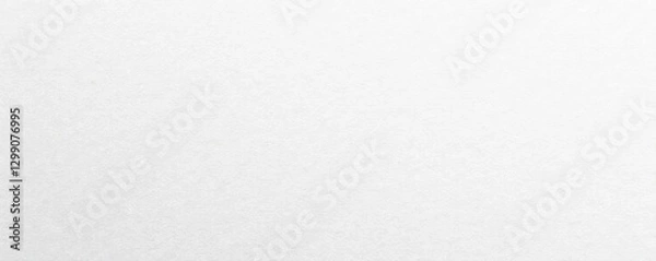 Fototapeta Smooth, unblemished white watercolor paper; textured surface , white, sheet, visual