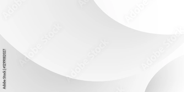 Obraz VECTOR 9Abstract white and gray wave background. texture white pattern. vector illustration	
