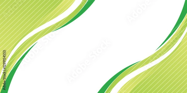 Fototapeta Abstract green background wave background abstract modern