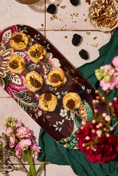 Fototapeta Puffed Pastry Appetizers