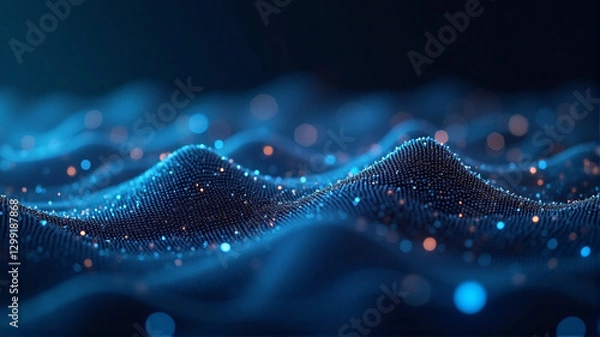 Fototapeta abstract blue background