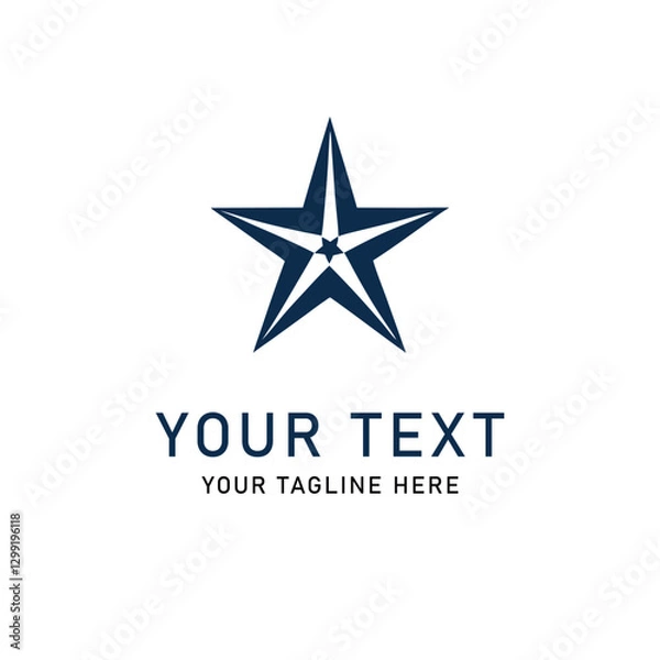Fototapeta star logo vector