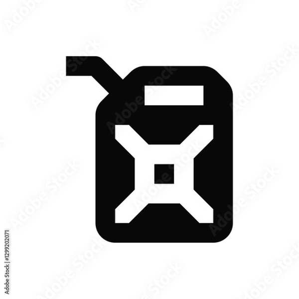 Obraz Fuel icon. Simple vector sign.