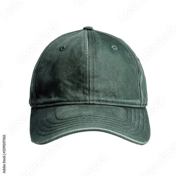 Obraz green dad hat isolated on white  or transparency background