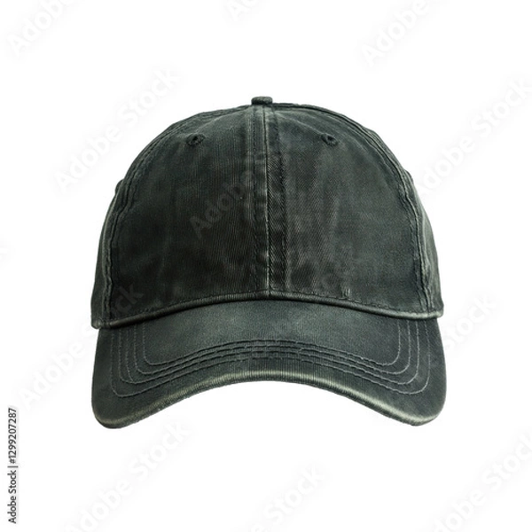 Obraz green dad hat isolated on white  or transparency background