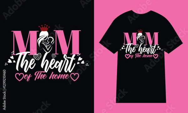Fototapeta mothers day t-shirt. typography, vector creative custom Women's Day t shirt design.t shirt design template.