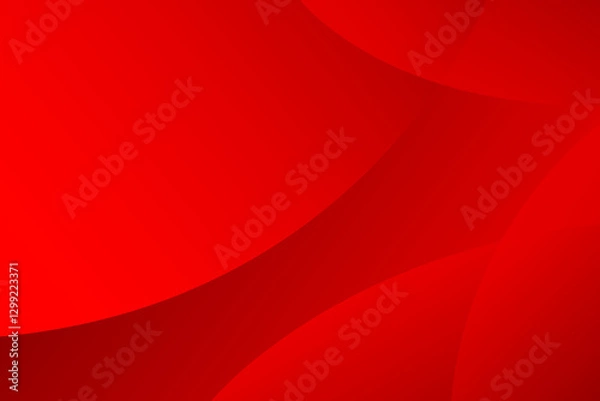 Obraz Red curve overlap modern background for corporate concept, template, poster, brochure, website, flyer design. Vector illustration	