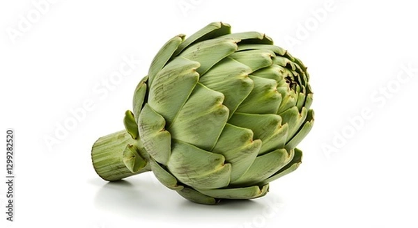 Obraz Artichoke Fresh Green Vegetable Studio Shot Close-up