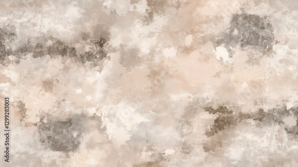 Fototapeta Textured neutral background with earthy tones, featuring beige, brown and gray hues with a brushstroke effect, offering a versatile backdrop for various design projects