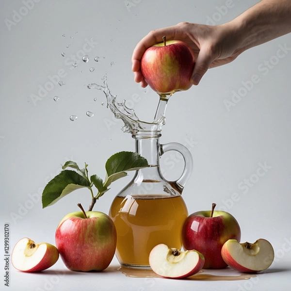 Obraz apple in glass