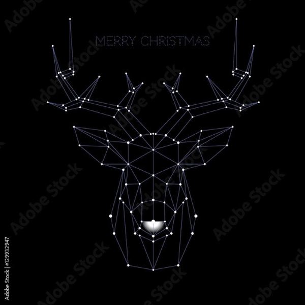 Obraz Star deer head.