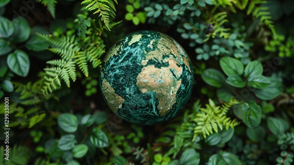 Fototapeta Corporate leaders implementing ESG-focused green business practices to minimize carbon footprints and enhance sustainability.