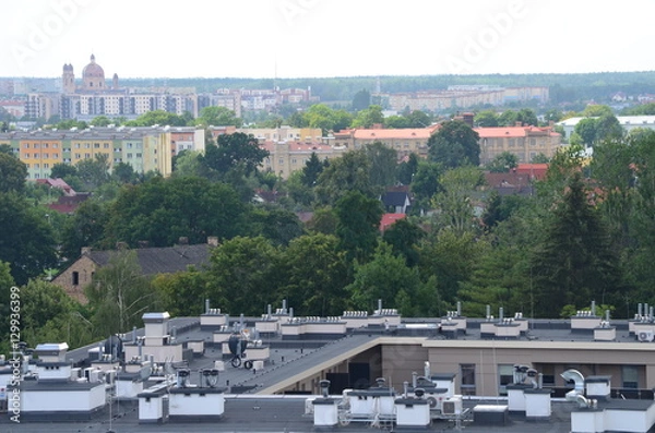 Obraz Białystok latem/Bialystok in summer, Poland