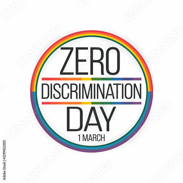 Fototapeta Zero Discrimination Day