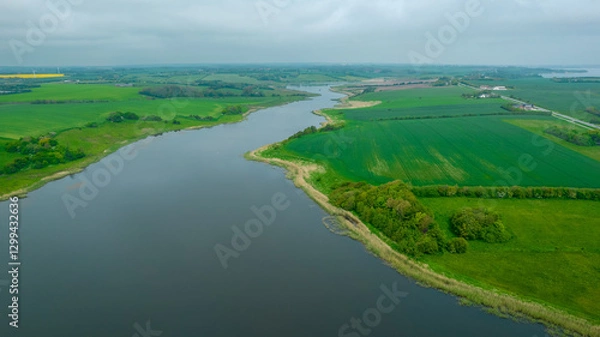 Obraz landscape with river