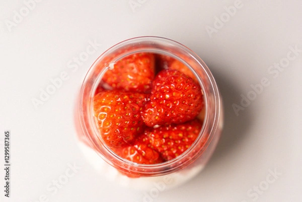 Obraz 赤いイチゴのスイーツ