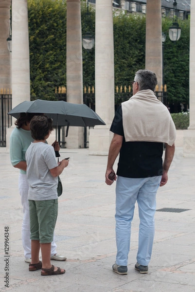 Fototapeta Rainy day in Paris