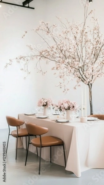 Obraz Elegant Spring Table Setting